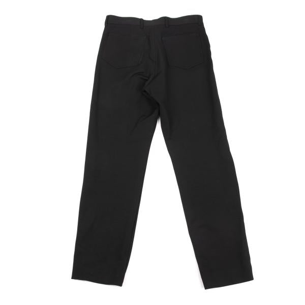 EMPORIO ARMANI Nylon Stretch Straight Pants Black Size 46
