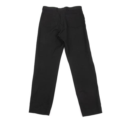 EMPORIO ARMANI Nylon Stretch Straight Pants Black Size 46