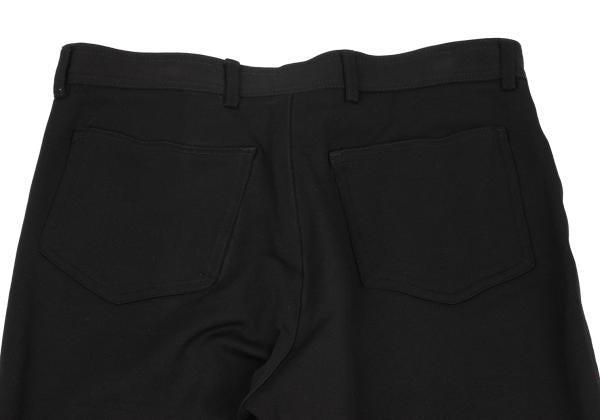 EMPORIO ARMANI Nylon Stretch Straight Pants Black Size 46