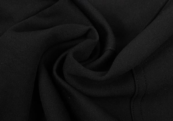 EMPORIO ARMANI Nylon Stretch Straight Pants Black Size 46