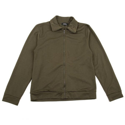 A.P.C. Poly Track Jacket Olive Size 1