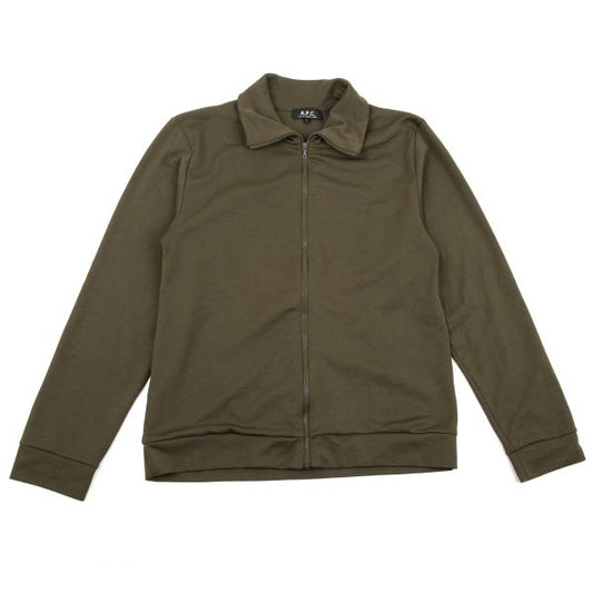 A.P.C. Poly Track Jacket Olive Size 1