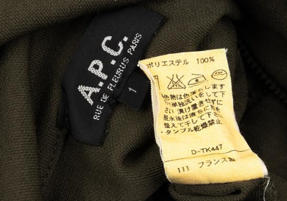 A.P.C. Poly Track Jacket Olive Size 1