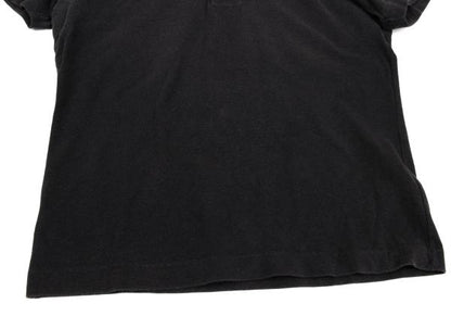 GUCCI Pique Point Embroidered Polo Shirt Navy Size S