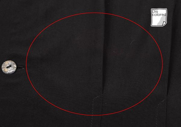 tricot COMME des GARCONS Rayon Tuck S/S Blouse Black Size M