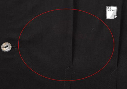 tricot COMME des GARCONS Rayon Tuck S/S Blouse Black Size M