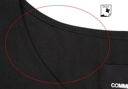 tricot COMME des GARCONS Rayon Tuck S/S Blouse Black Size M