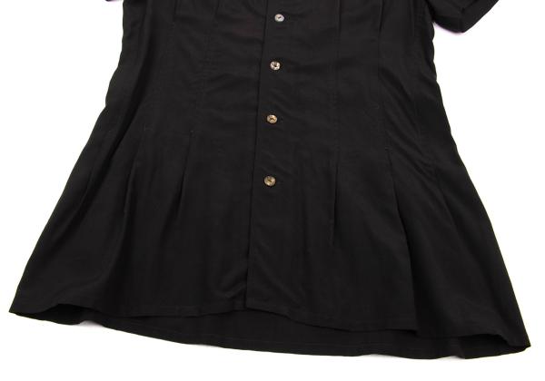 tricot COMME des GARCONS Rayon Tuck S/S Blouse Black Size M