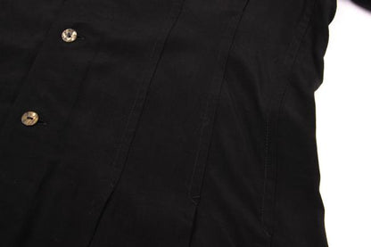 tricot COMME des GARCONS Rayon Tuck S/S Blouse Black Size M