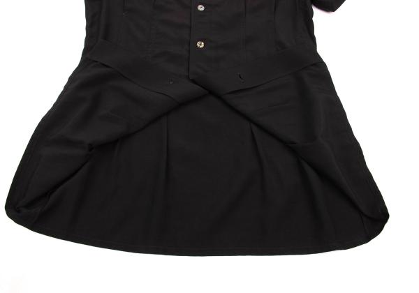 tricot COMME des GARCONS Rayon Tuck S/S Blouse Black Size M
