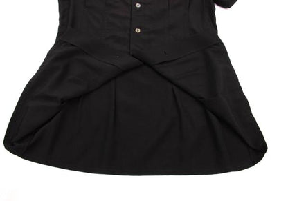 tricot COMME des GARCONS Rayon Tuck S/S Blouse Black Size M