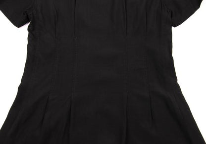 tricot COMME des GARCONS Rayon Tuck S/S Blouse Black Size M
