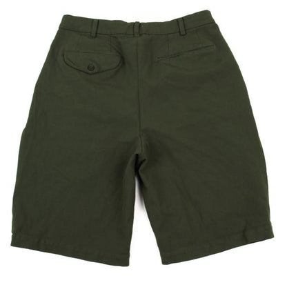 COMME des GARCONS Garment-Dyed Poly Shorts Olive Size M