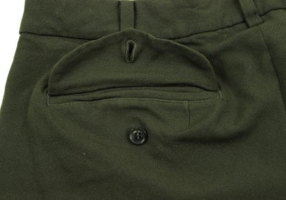 COMME des GARCONS Garment-Dyed Poly Shorts Olive Size M