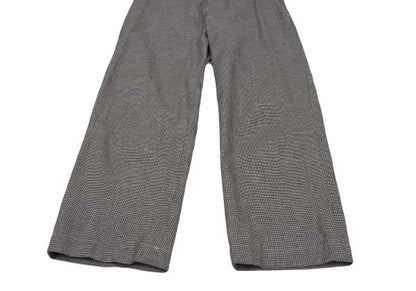 COMME des GARCONS Puppytooth Cotton Linen Pants Black Size M