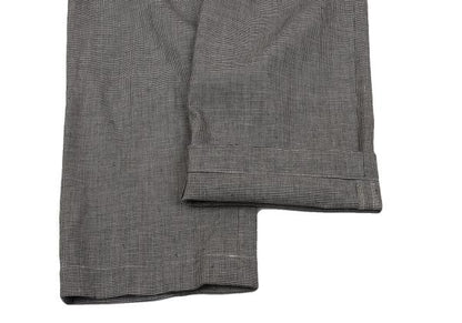 COMME des GARCONS Puppytooth Cotton Linen Pants Black Size M