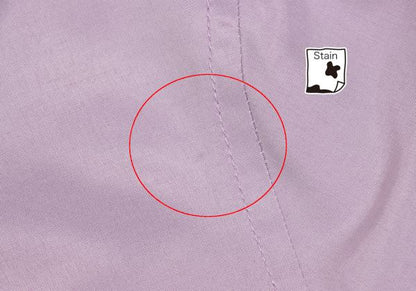 FENDI Silk Blend Fly-Front Long Sleeve Shirt Lilac Size 44