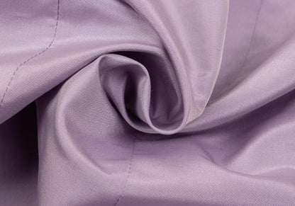 FENDI Silk Blend Fly-Front Long Sleeve Shirt Lilac Size 44