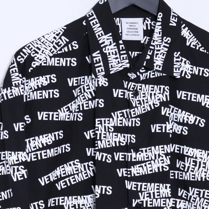 Vetements 22SS STAMPED LOGO Long Sleeve Shirt Size S