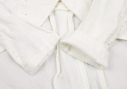 COMME des GARCONS Glove Design Punching Jacket White Size M