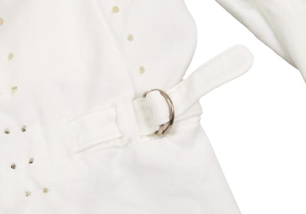 COMME des GARCONS Glove Design Punching Jacket White Size M
