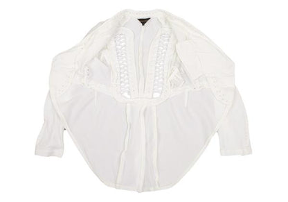 COMME des GARCONS Glove Design Punching Jacket White Size M