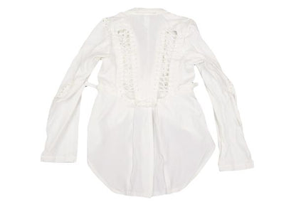 COMME des GARCONS Glove Design Punching Jacket White Size M