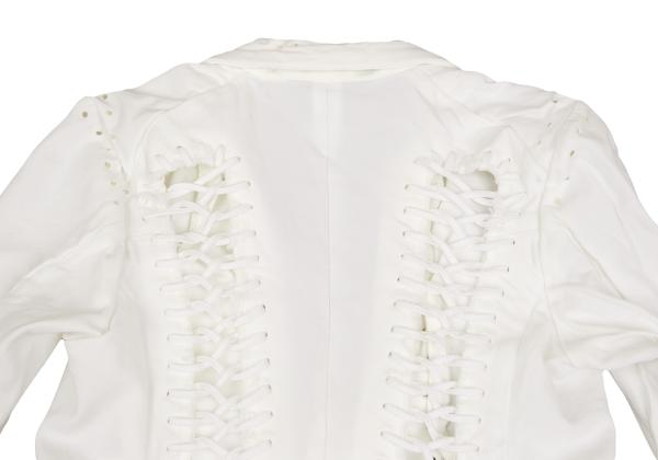 COMME des GARCONS Glove Design Punching Jacket White Size M