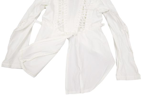 COMME des GARCONS Glove Design Punching Jacket White Size M