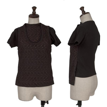 COMME des GARCONS Printed Layered T-Shirt Black Size M