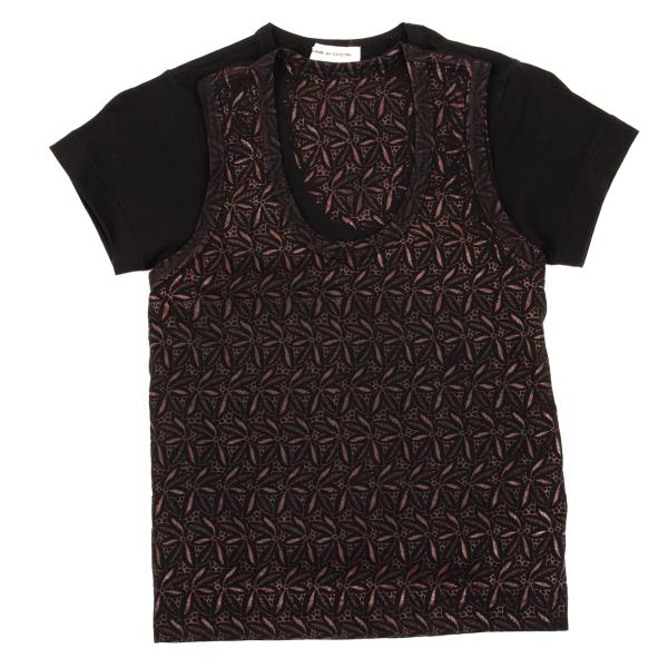COMME des GARCONS Printed Layered T-Shirt Black Size M