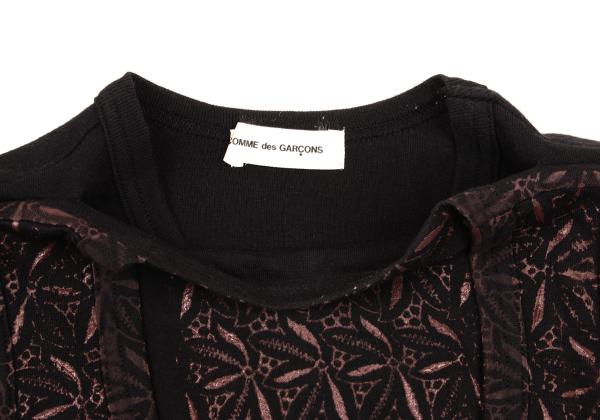 COMME des GARCONS Printed Layered T-Shirt Black Size M