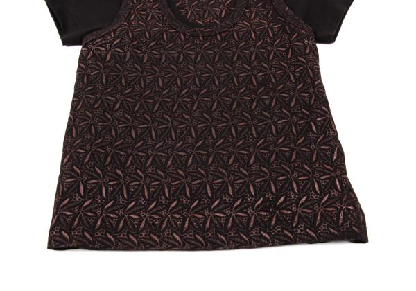 COMME des GARCONS Printed Layered T-Shirt Black Size M