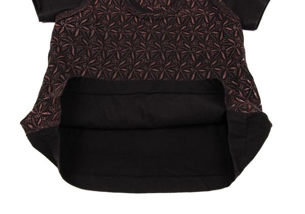 COMME des GARCONS Printed Layered T-Shirt Black Size M
