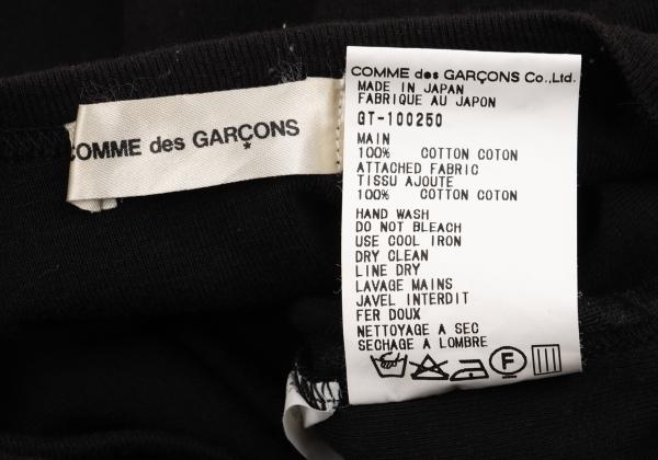 COMME des GARCONS Printed Layered T-Shirt Black Size M