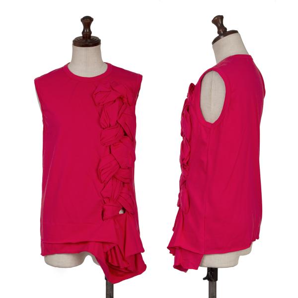 COMME des GARCONS Braided Asymmetrical Tank Top Pink Size M