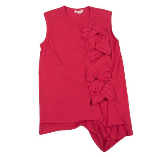 COMME des GARCONS Braided Asymmetrical Tank Top Pink Size M