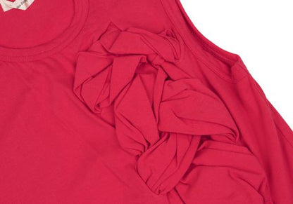 COMME des GARCONS Braided Asymmetrical Tank Top Pink Size M