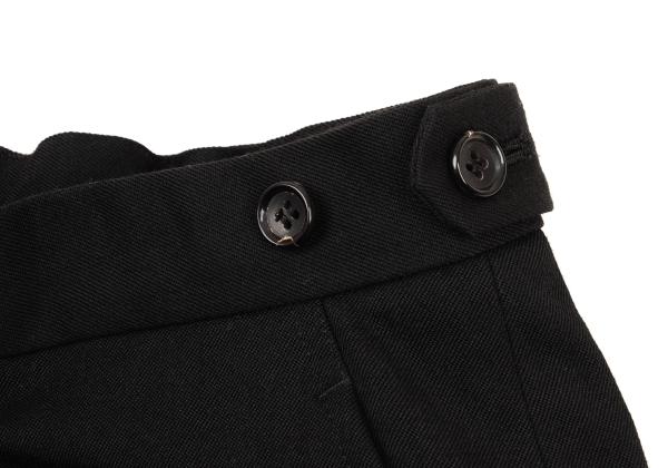 COMME des GARCONS Wool Gabardine Straight Pants Black Size M