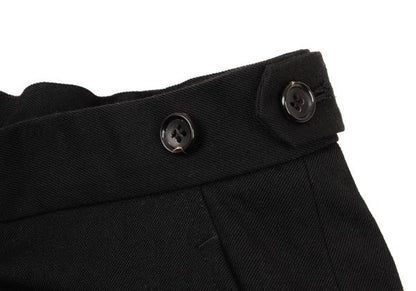 COMME des GARCONS Wool Gabardine Straight Pants Black Size M
