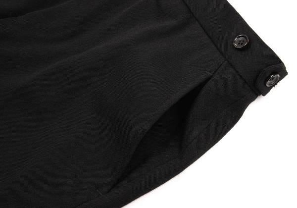 COMME des GARCONS Wool Gabardine Straight Pants Black Size M