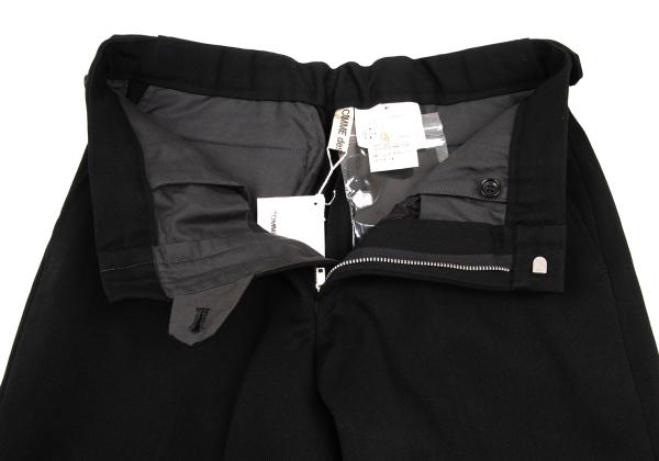 COMME des GARCONS Wool Gabardine Straight Pants Black Size M