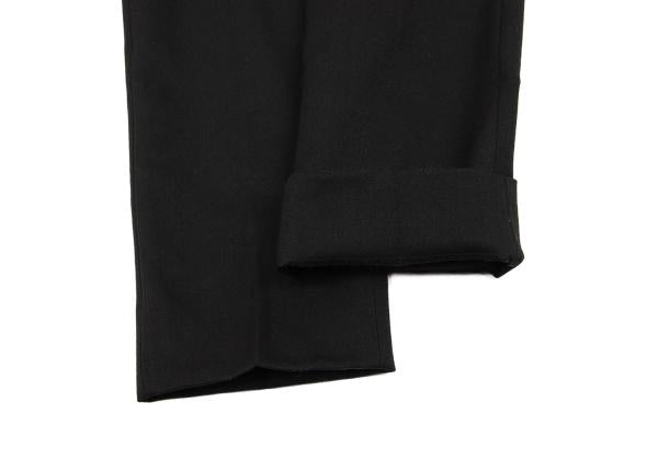 COMME des GARCONS Wool Gabardine Straight Pants Black Size M