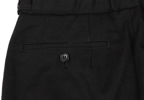 COMME des GARCONS Wool Gabardine Straight Pants Black Size M
