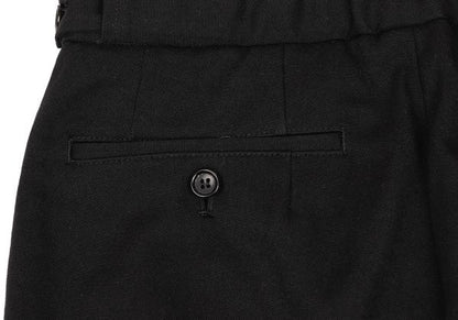 COMME des GARCONS Wool Gabardine Straight Pants Black Size M