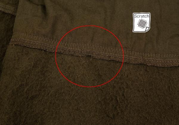 COMME des GARCONS Garment Dyed Paneled Skirt Khaki Size M