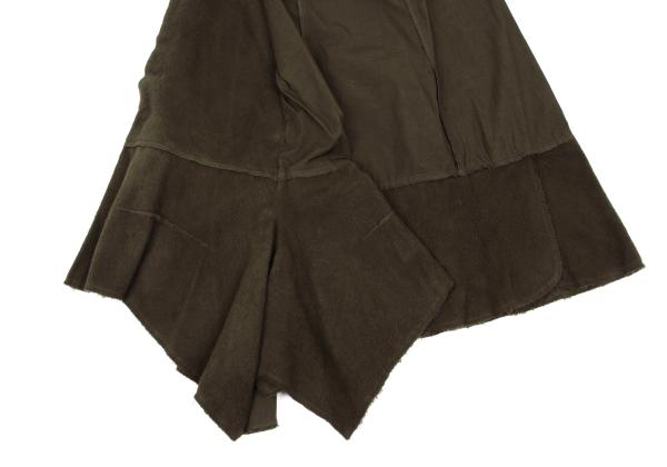 COMME des GARCONS Garment Dyed Paneled Skirt Khaki Size M