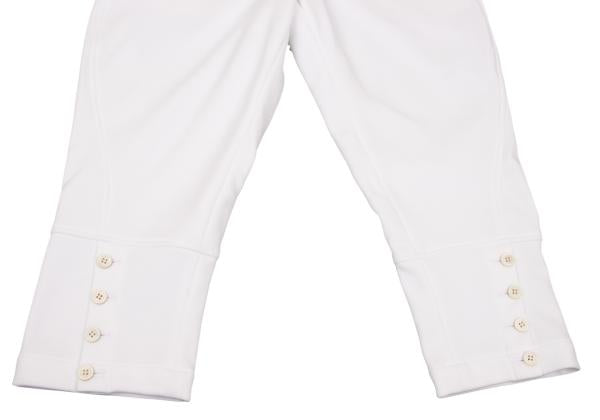 COMME des GARCONS NOIR Poly Jodhpurs Pants Off-White Size S