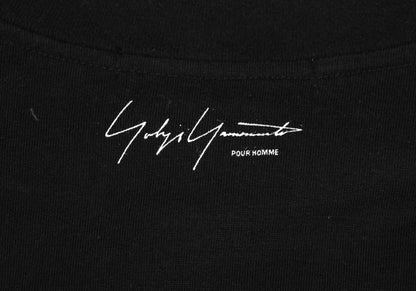 Yohji Yamamoto PH 95AW Back Logo Long Shirt Black Size M