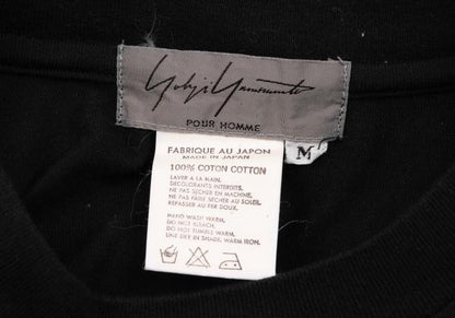Yohji Yamamoto PH 95AW Back Logo Long Shirt Black Size M